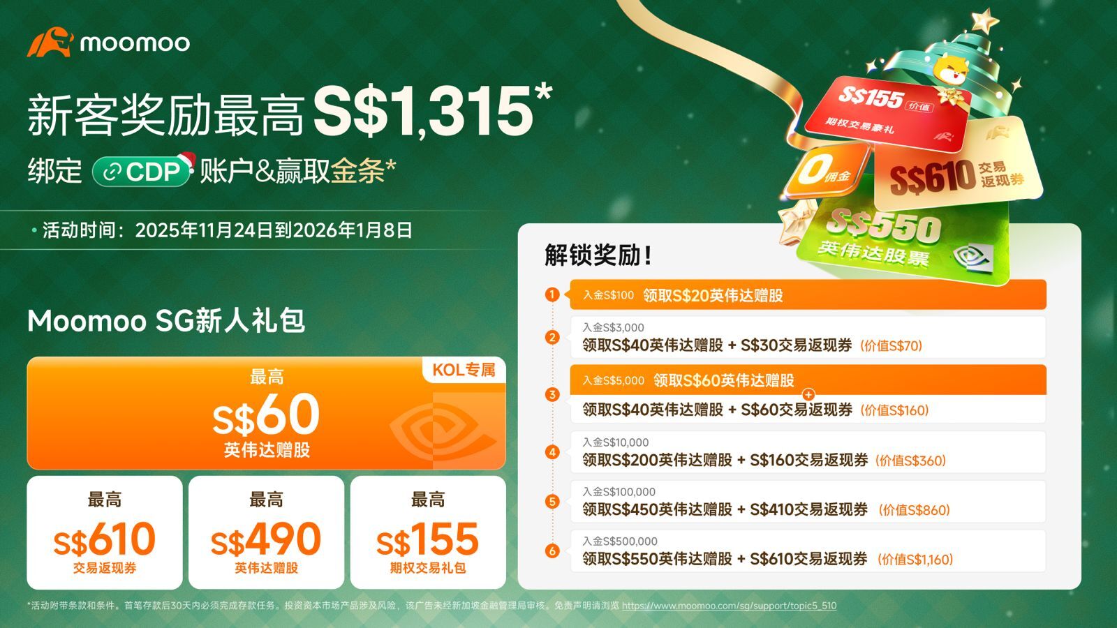 Moomoo 与 Beansprout 独家新客奖励