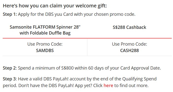 DBS Yuu Card promo - March to May 2026