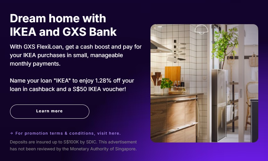 GXS FlexiLoan Ikea Campaign Jan to Feb 2026