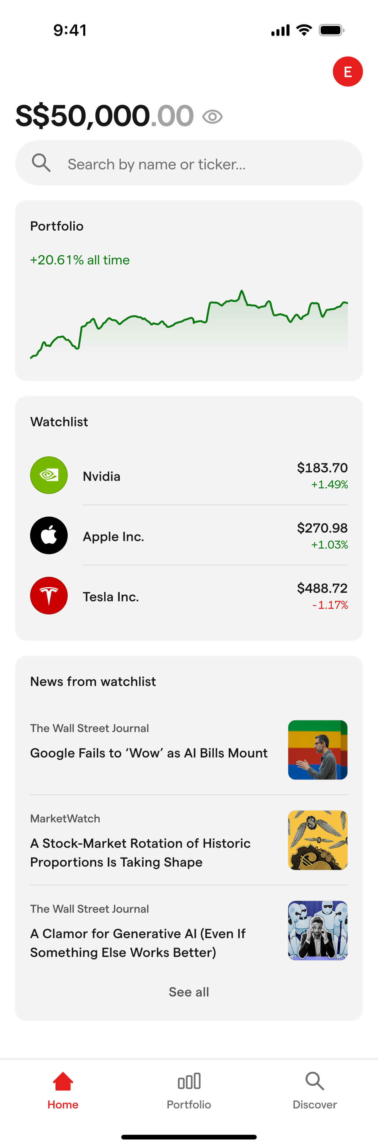 IG Markets Homepage