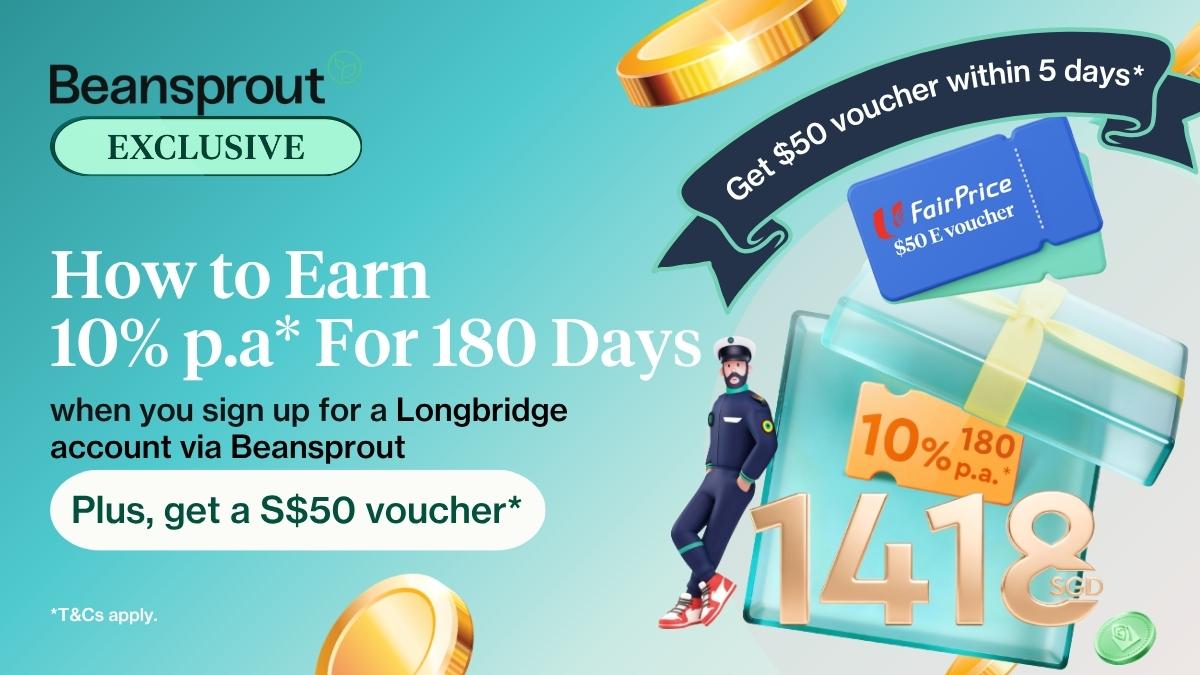 Earn 10% p.a. for 180 days with Longbridge