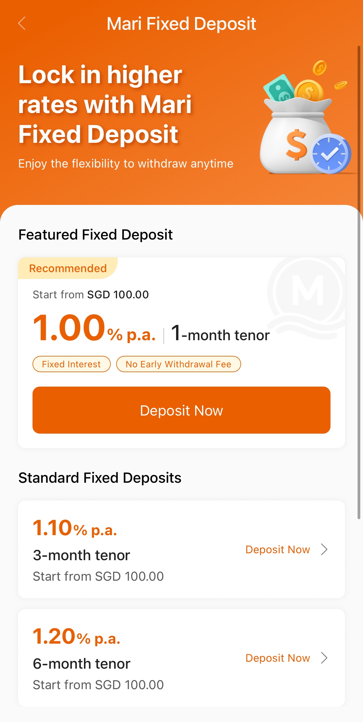 MariBank Fixed Deposit Rates 19 December 2025