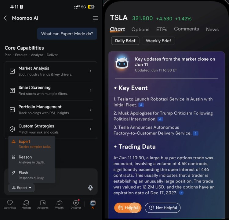 Moomoo Delivers AI Powered Market Insights
