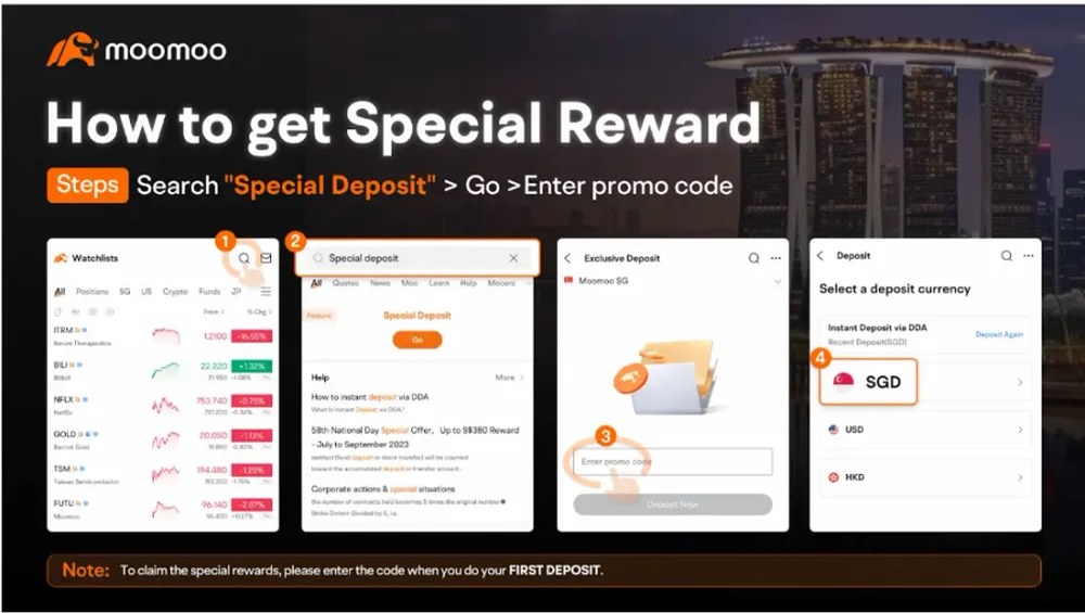 Moomoo Special Deposit Reward Steps Explained