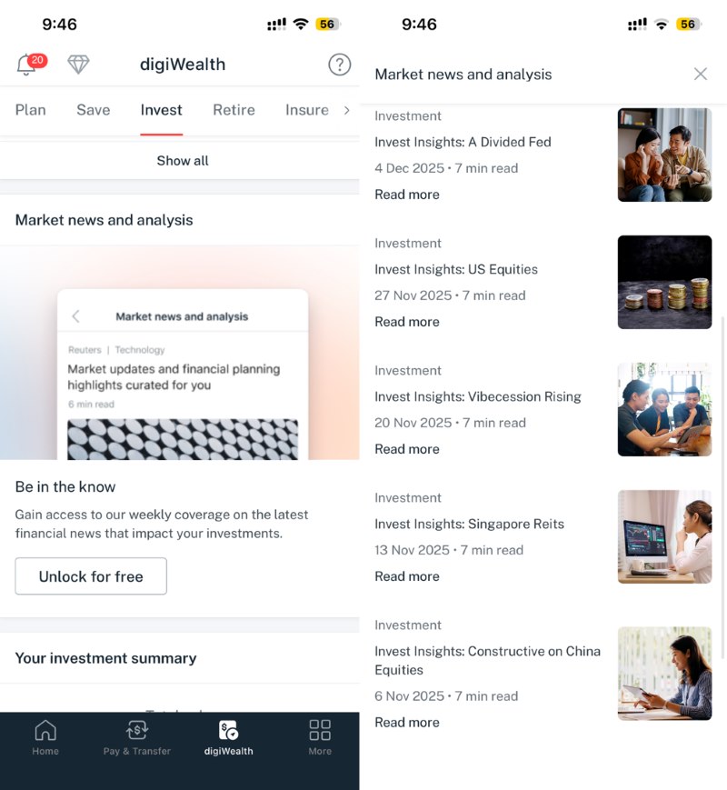 DBS digiWealth Your Gateway to Market Insights