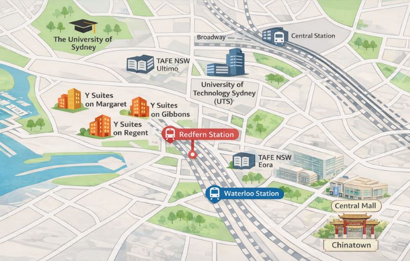 Proximity to top universities - Purpose-built student accommodation (PBSA) in Sydney