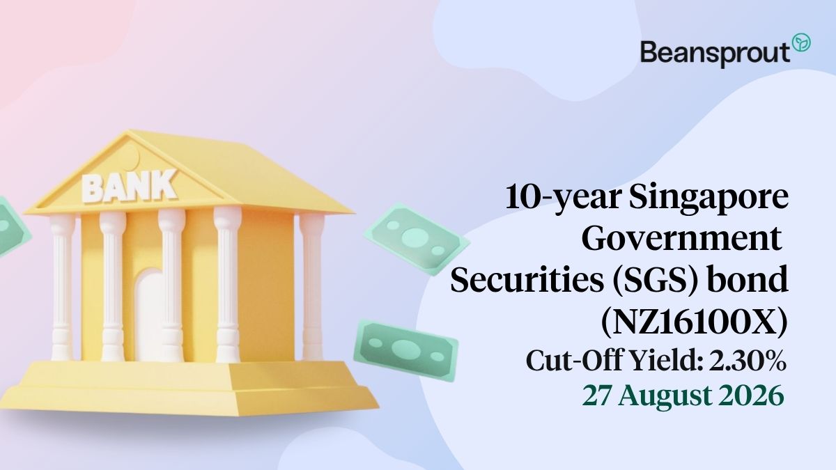 SGS 10 year auction results 27 August 2026