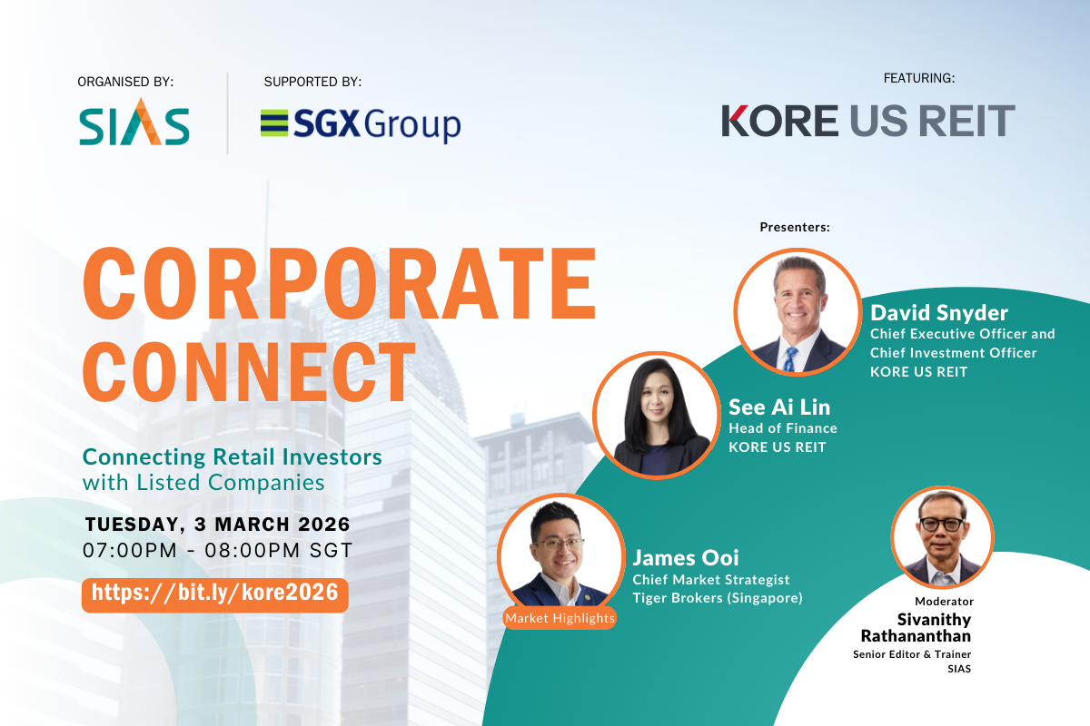 SIAS Corporate Connect - KORE US REIT
