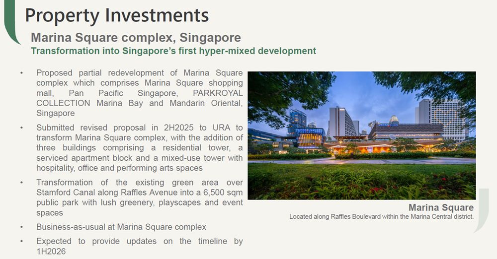 UOL Strengthens Singapore Property Investments