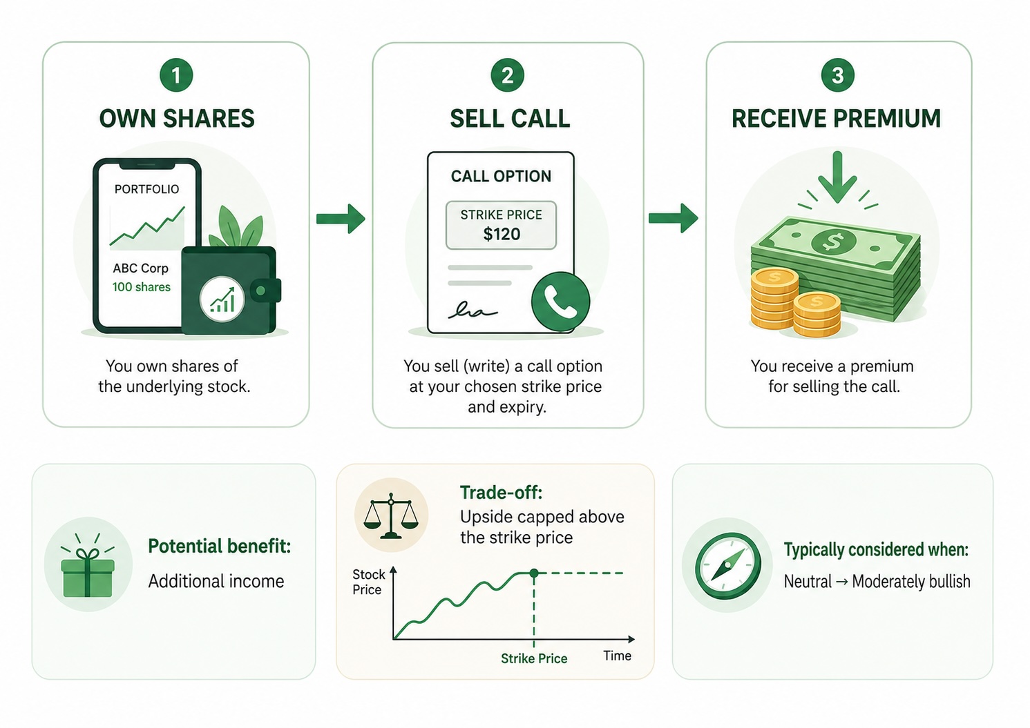 Write call options