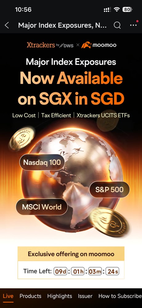 Xtrackers ETFs Now Available on SGX in SGD