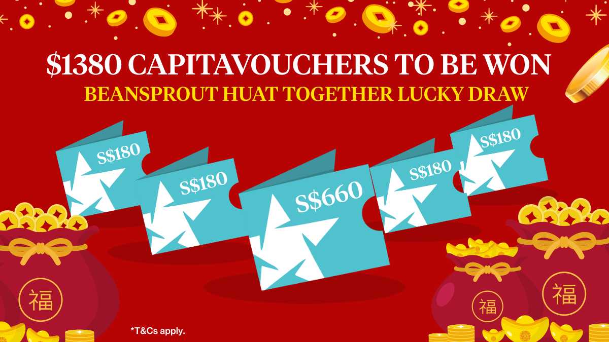 beansprout longbridge chinese new year lucky draw