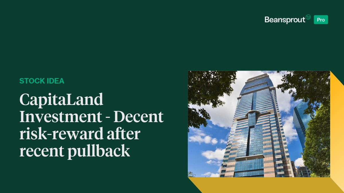CapitaLand Investment: Decent risk-reward after share price pullback