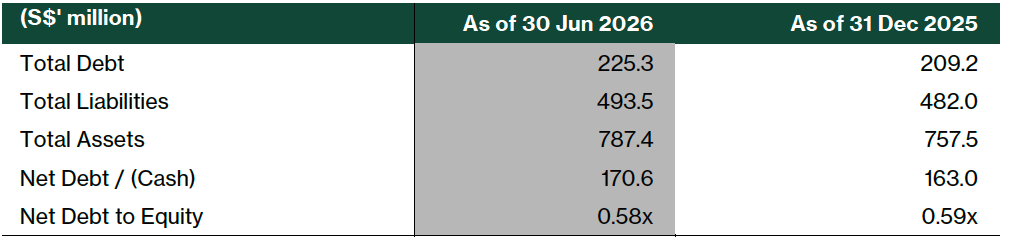 cse 1h26 balance sheet