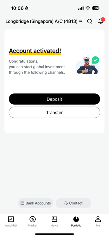 Longbridge Account Setup