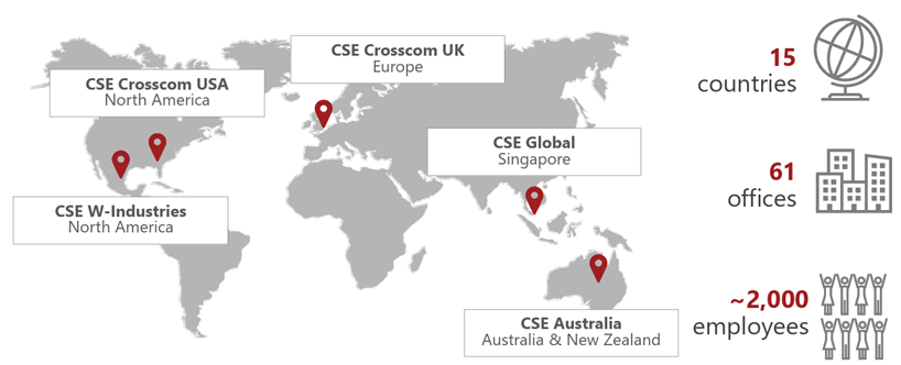 CSE Global’s global presence