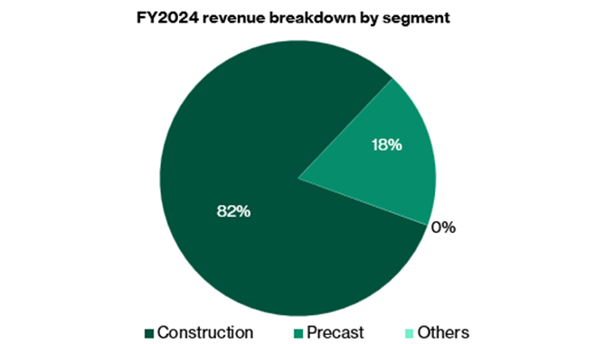 FY2024 revenue breakdown by segment