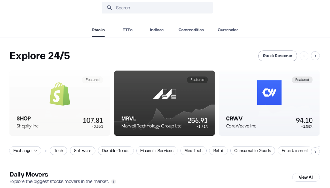 eToro Helps Discover Trending Stocks
