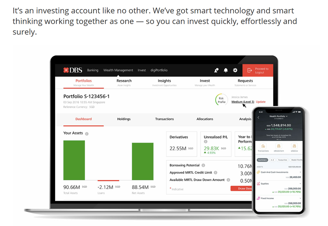DBS Treasures Wealth Management Account