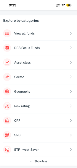 DBS digiWealth - Trending Funds and Asset Class Insights