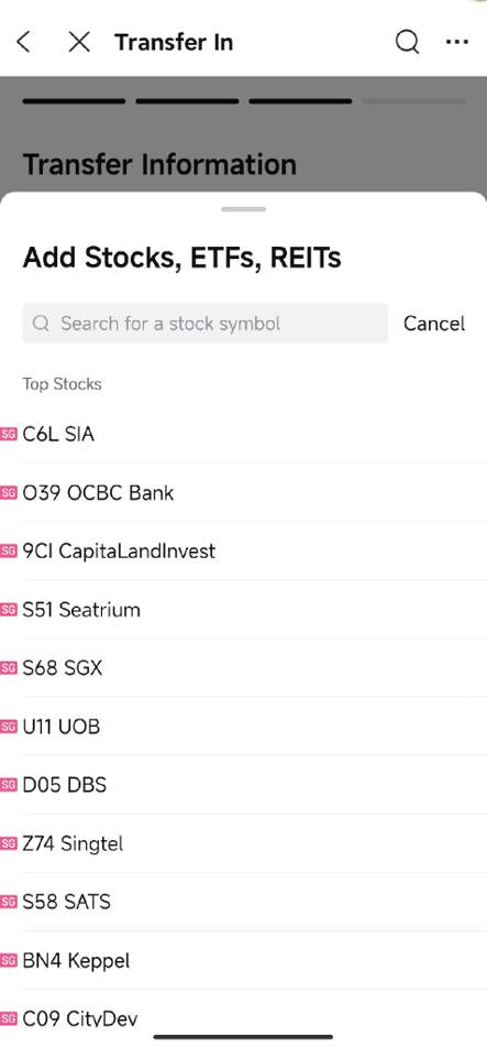 Moomoo app Adds Stocks Easily