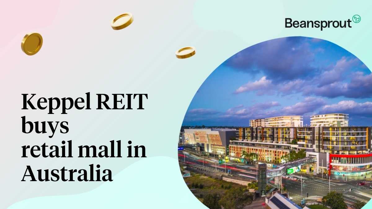 keppel reit buys retail mall in Australia 2025