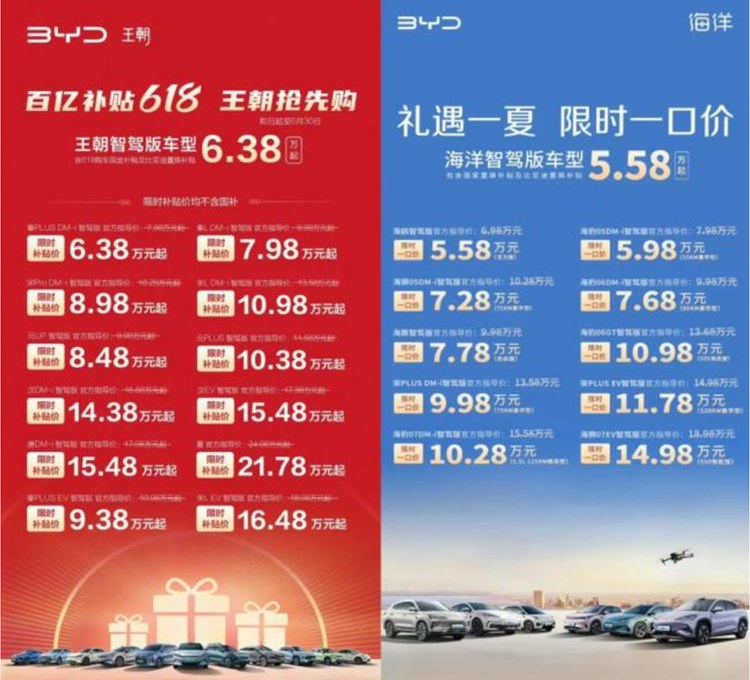 BYD triggers a second wave of price cuts