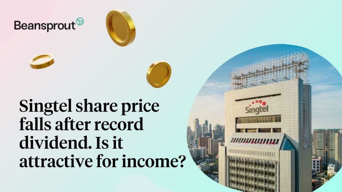 Singtel share price falls after record dividend